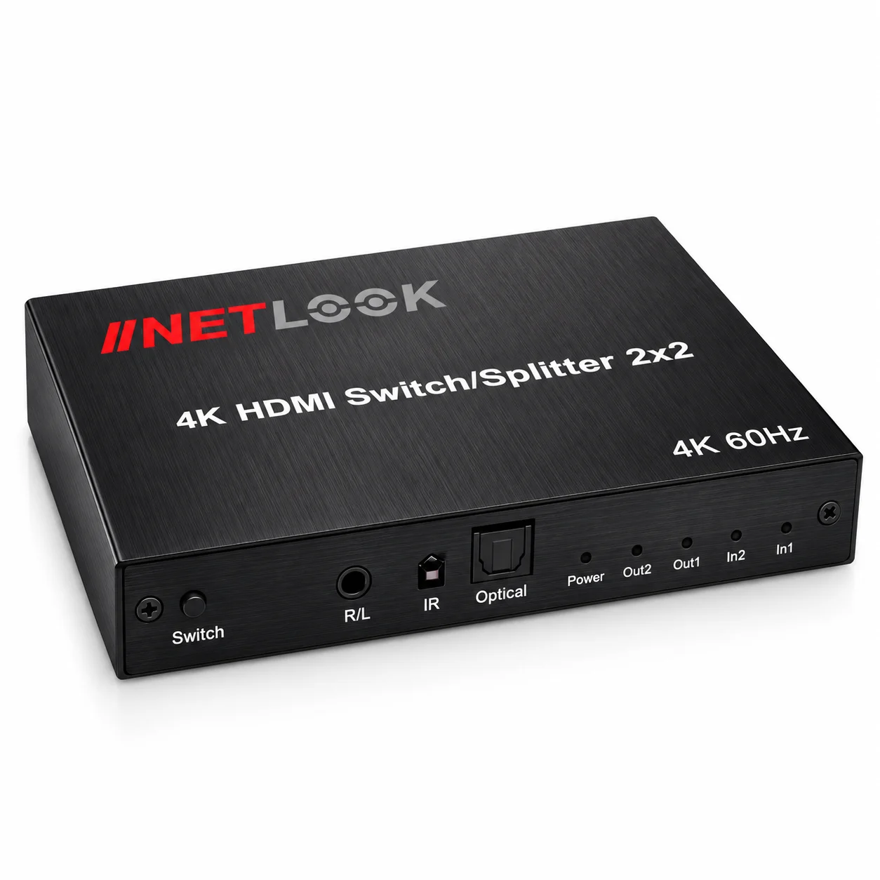 Netlook NTL-4202-4K 4K HDMI Switch/Splitter 2x2 – 4K 60Hz