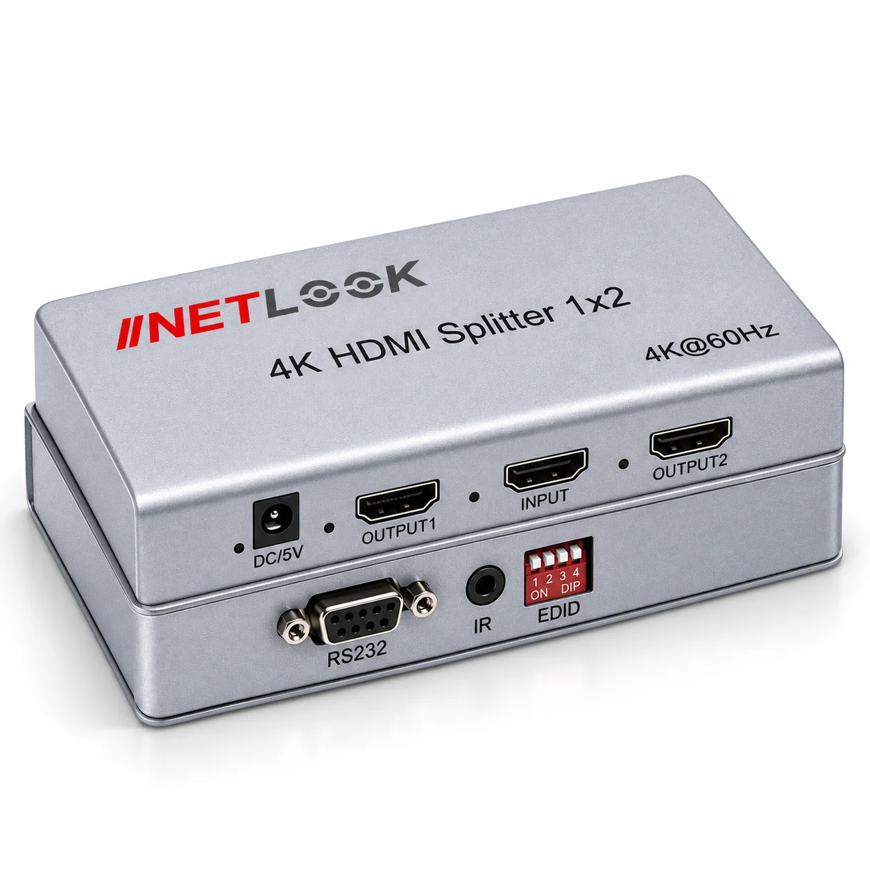 Netlook NTL-HDMI4K9402 4K HDMI Splitter 1x2 – 4K@60Hz