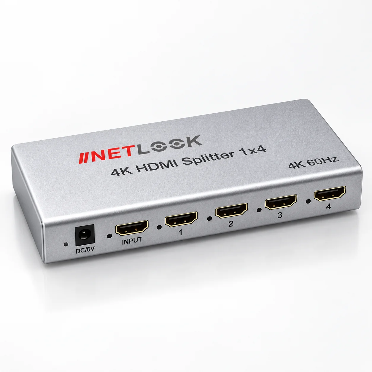 Netlook NTL-HDMI4K9404 4K HDMI Splitter 1x4 – 4K 60Hz