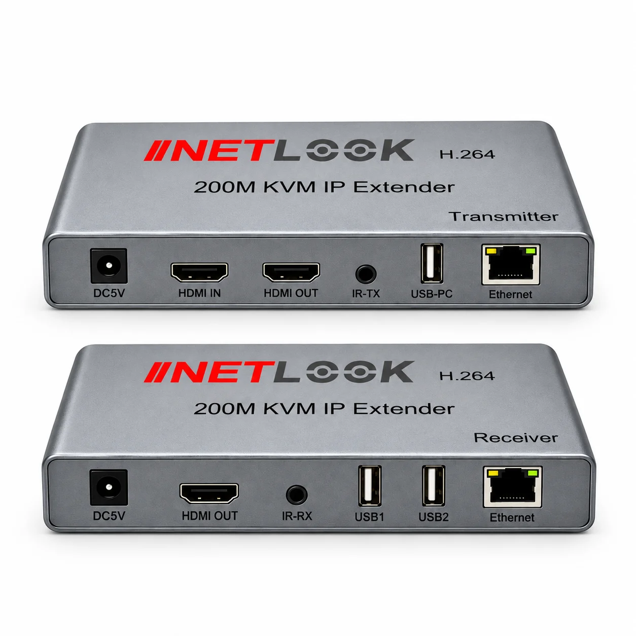 Netlook NTL-HDMIKWM200 200 m KVM IP Extender – H.264